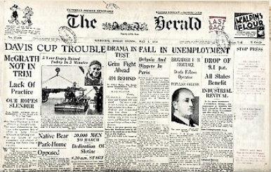 HERALD newspaper detail image